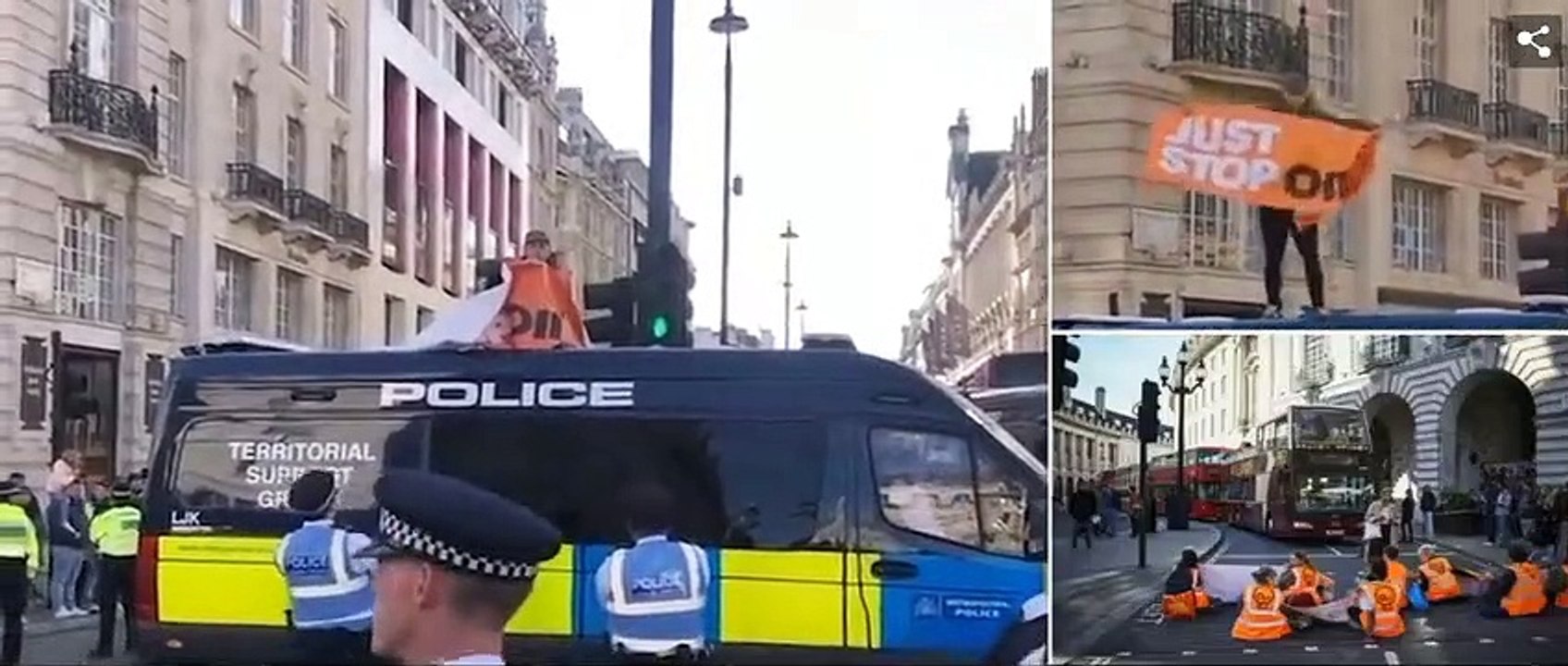 'I have to go to hospital... stop interfering with us!' Furious motorists DRAG Just Stop Oil protesters out of the road on day nine of protests - while one eco activist clambers on top of a police van