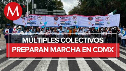 Alistan marcha a favor de la mujer, la vida y la paz en CdMx