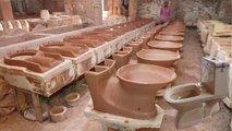 Ceramic Toilet Seat Manufacturing Process in Factory - How Commodes Made