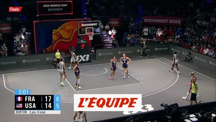 Le résumé de France - Etats-Unis - Basket 3x3 - CM U23 (F)