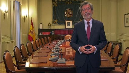 La declaración de Carlos Lesmes.