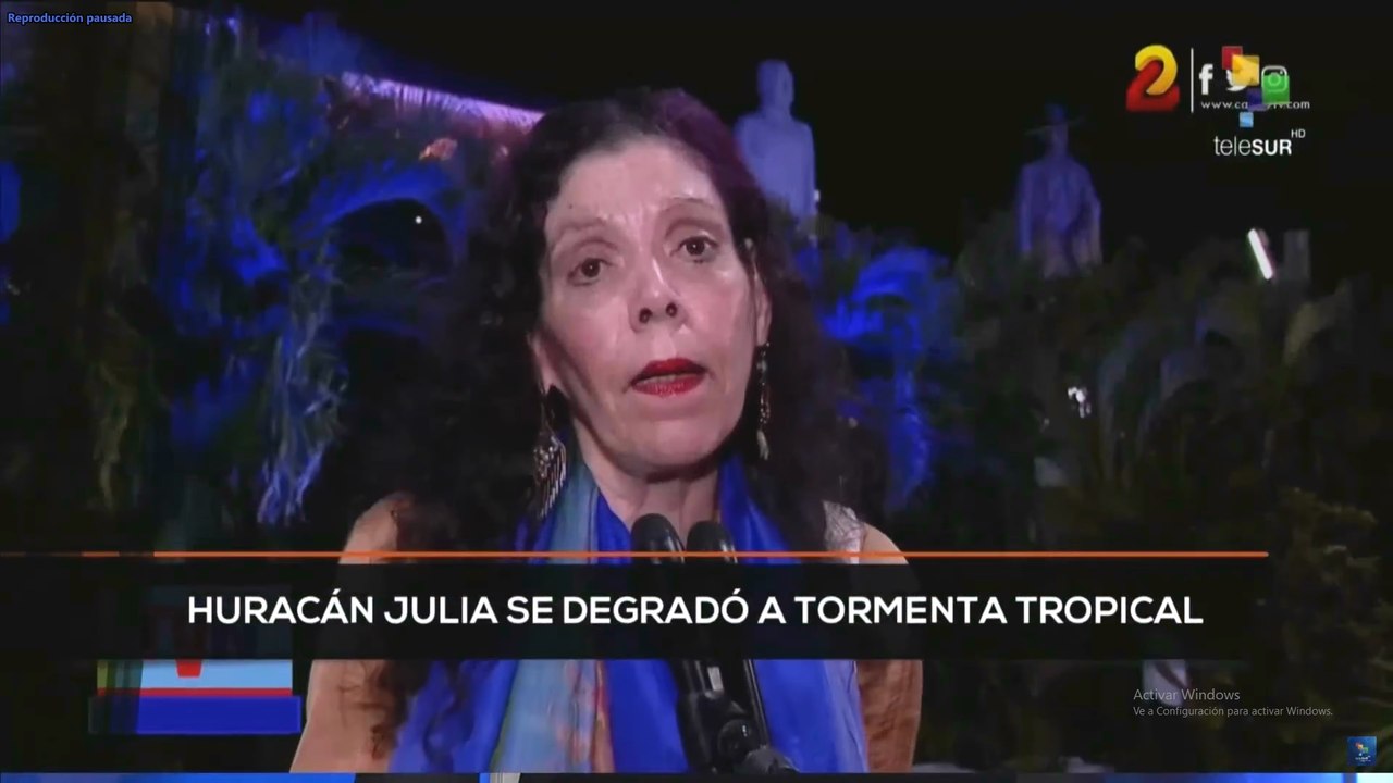 teleSUR Noticias 15:30 09-10: Meteoro Julia se degradó a tormenta tropical