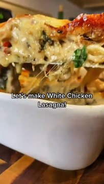 Creamy Chicken Lasagna Everyday Cooking Recipes #EverydayCookingRecipes