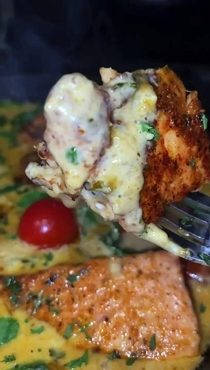 Creamy Tuscan Salmon Recipe Everyday Cooking Recipes #EverydayCookingRecipes