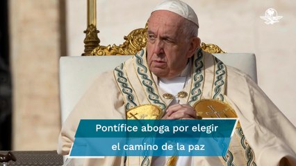 Papa Francisco pide “aprender de la historia” ante amenaza nuclear en Ucrania