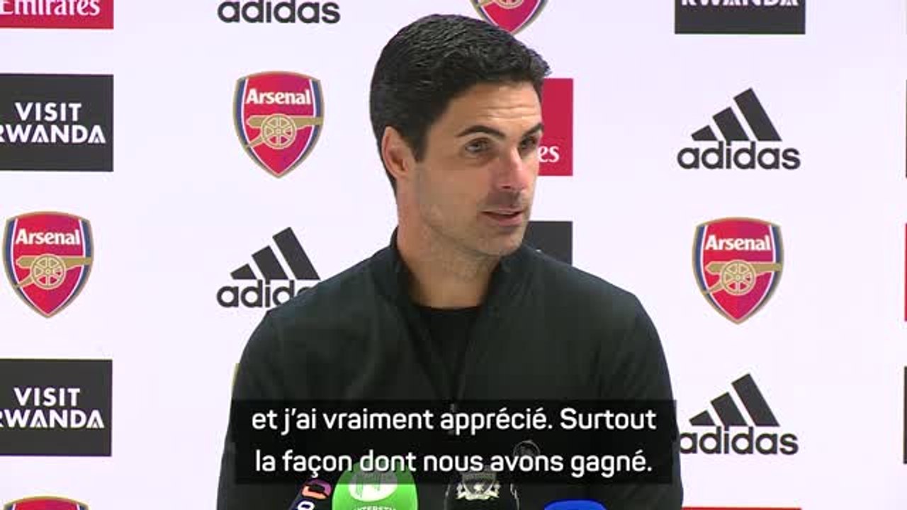 10e j. - Arteta : "C'est là que le sentiment de...