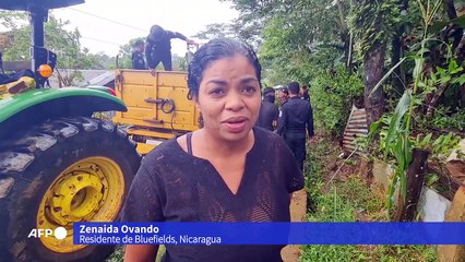 Julia avanza sobre Nicaragua como tormenta tropical