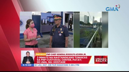3 inmate na nagtangkang tumakas sa PNP Custodial Center, patay; De Lima, na-hostage | UB