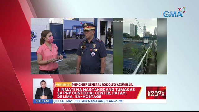 3 inmate na nagtangkang tumakas sa PNP Custodial Center, patay; De Lima, na-hostage | UB