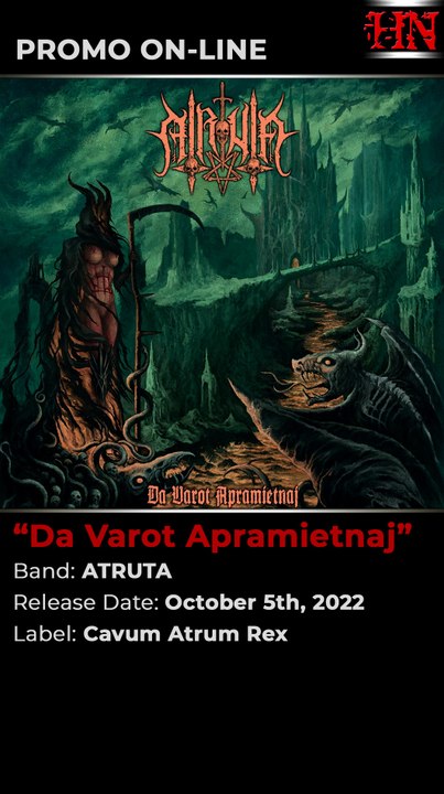 #BlackMetal from #Belarus ATRUTA - Da Varot Apramietnaj (2022) #SatanicRock #CavumAtrumRex #Shorts