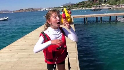 Muğla spor haberleri | Bodrum'da çocukların hakemlik yaptığı "Dino Cup"ta veliler yarıştı