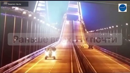 Crimea bridge : Putin accuses Ukraine of 'terrorism'