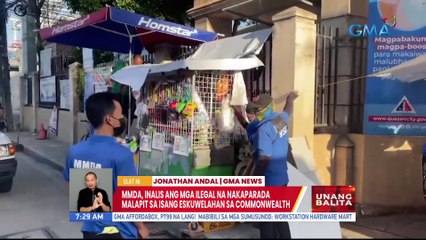MMDA, inalis ang mga ilegal na nakaparada malapit sa isang eskuwelahan sa Commonwealth | UB