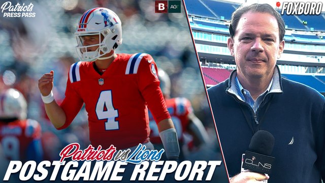 Greg Bedard Recaps Patriots 29-0 Win Over Lions in Week 5 | Postgame Report