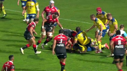 TOP 14 - Essai de Antoine DUPONT  (ST) - Stade Toulousain - ASM Clermont - Saison 2022/2023