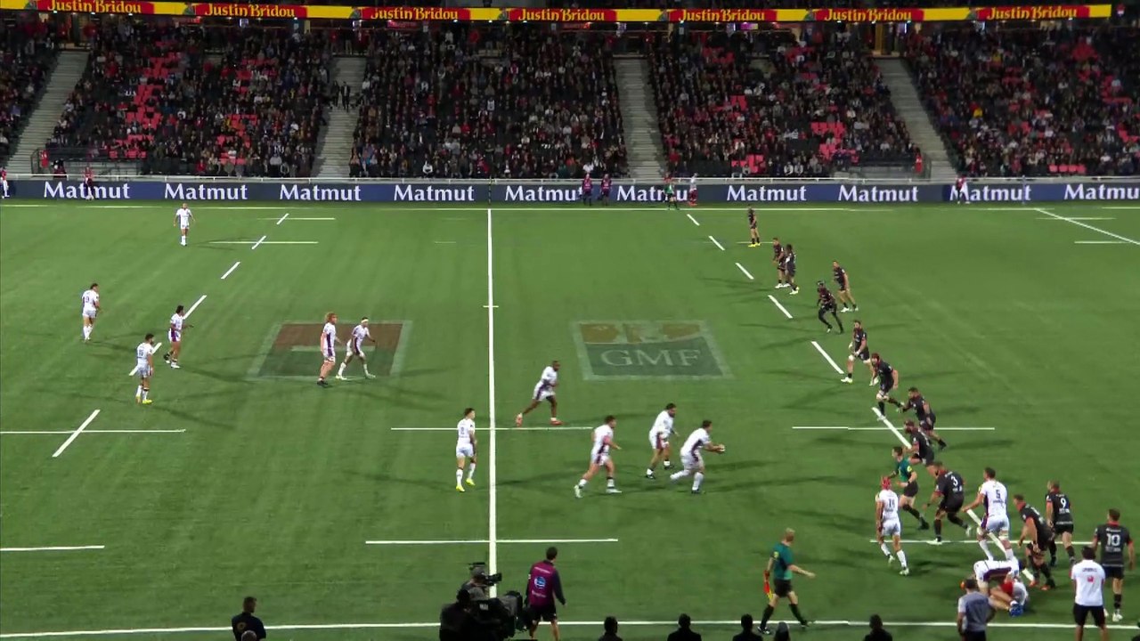 TOP 14 - Essai de Louis BIELLE-BIARREY (UBB) - LOU Rugby - Union Bordeaux-Bègles - Saison 2022/2023