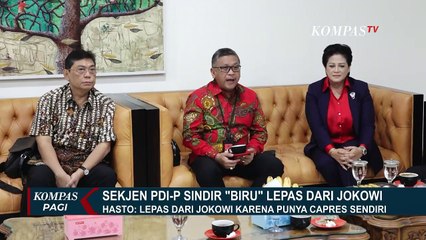 Sekjen PDIP Sindir Warna Biru yang Lepas dari Pemerintahan Jokowi