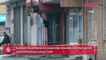 Kadıköy’de patlamanın yaşandığı binadaki tahribat günün aydınlanmasıyla ortaya çıktı
