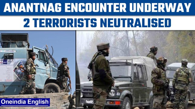 J&K: 2 terrorists neutralised in an encounter in Anantnag, operation underway | Oneindia news *News