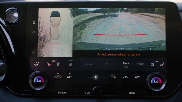 2023 Lexus RX 350h Luxury in Sonic Silver Infotainment System