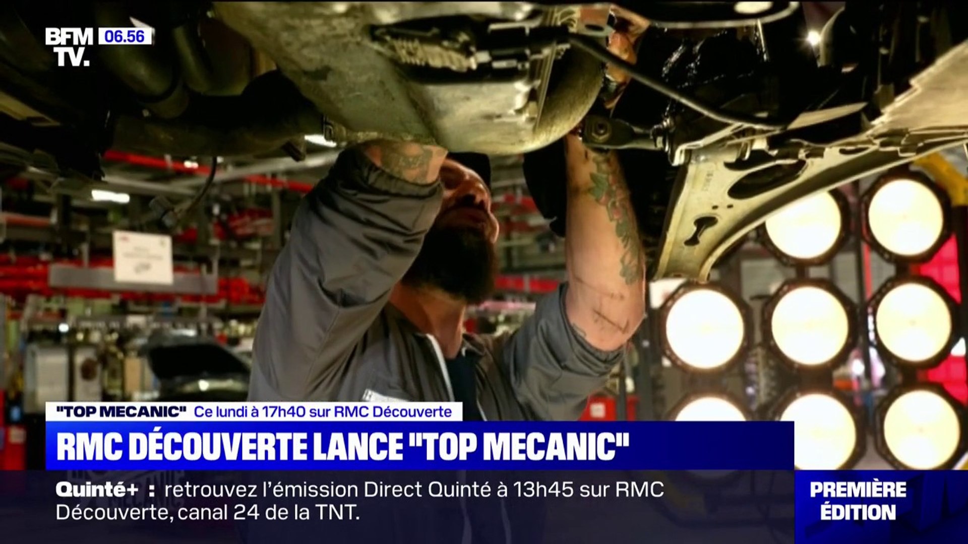 RMC Découverte lance "Top Mecanic" - Vidéo Dailymotion