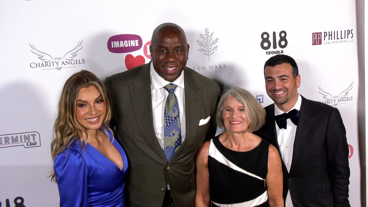 Magic Johnson attends the 7th annual "Imagine Ball" red carpet event in Los Angeles