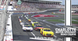 Joey Logano leads the field to green at the Charlotte Roval