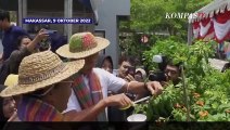 Momen Ganjar Pranowo Diteriaki Presiden oleh Ratusan Warga saat Kunjungan Kerja ke Makassar