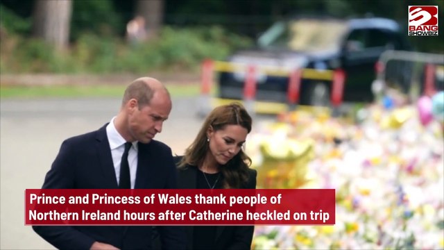 Prince And Princess Of Wales Thank People Of Northern Ireland Hours After Catherine Heckle