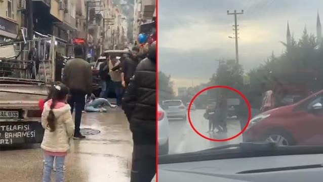 Trafikte meydan muharebesi! Öfkeli sürücüler trafiği birbirine kattı
