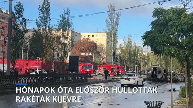 Robbanások rázták meg hétfő reggel Kijevet, legalább öten meghaltak, 12-en megsebesültek