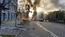 Başkent Kiev ağır bir şekilde bombalandı! İnsanlar başkentte sığınaklara indi