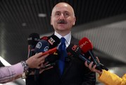Ankara ekonomi haberi... Bakan Karaismailoğlu, Ankara'ya giderken Sabiha Gökçen Havalimanı'na metroyla geldi
