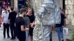 Silverman of London _ street performer, floating and levitating trick Covent Garden #Shorts