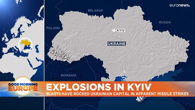 Ukraine war: Explosions rock multiple cities in Russian missile strikes