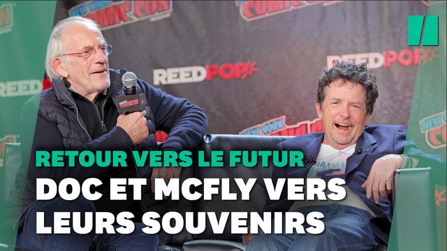 « Retour vers le futur » - Les retrouvailles émouvantes de Doc et McFly au Comic Con de New York