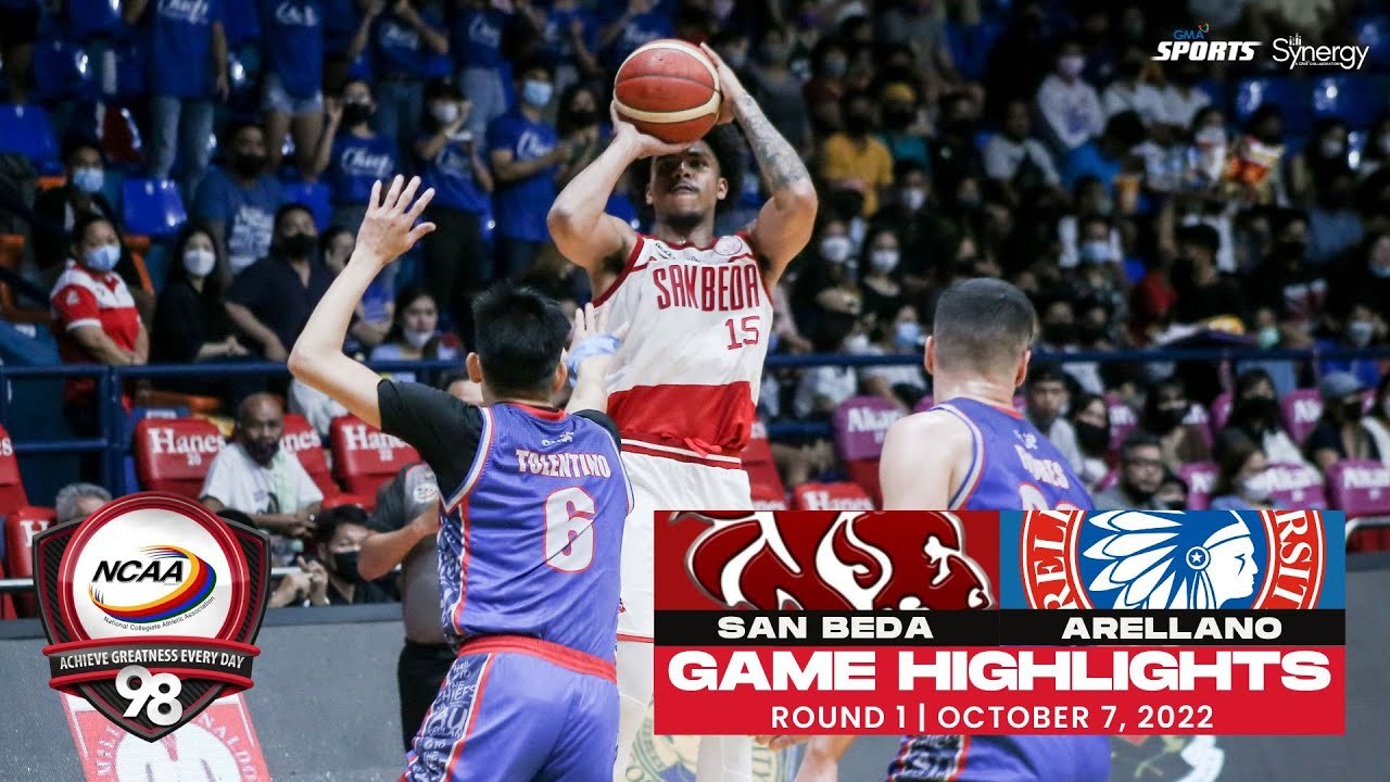 NCAA Season 98 | Game Highlights: San Beda vs Arellano | Men's Basketball Tournament Round 1