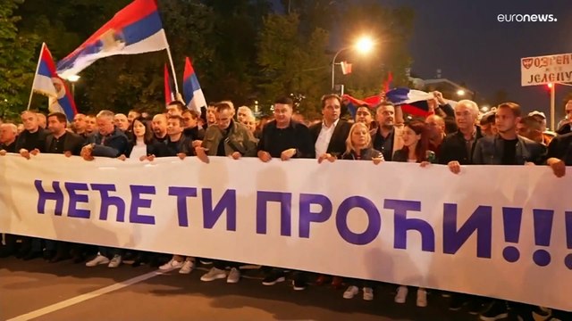 Protestos em Sarajevo contra fraude eleitoral