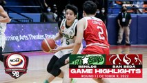 NCAA Season 98 | Game Highlights: Benilde vs San Beda | Men's Basketball Tournament Round 1