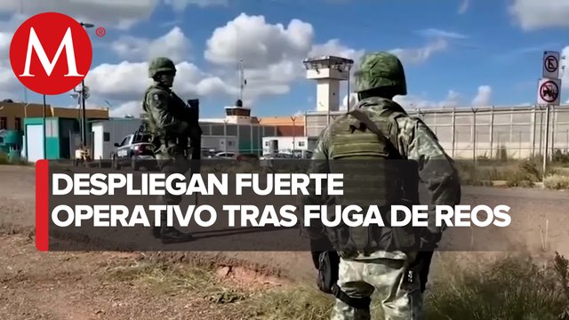 Se fugan reos del penal de Cieneguillas, Zacatecas; despliegan operativo