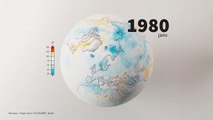CARTE ANIMÉE : 40 ans d'anomalies mensuelles de température