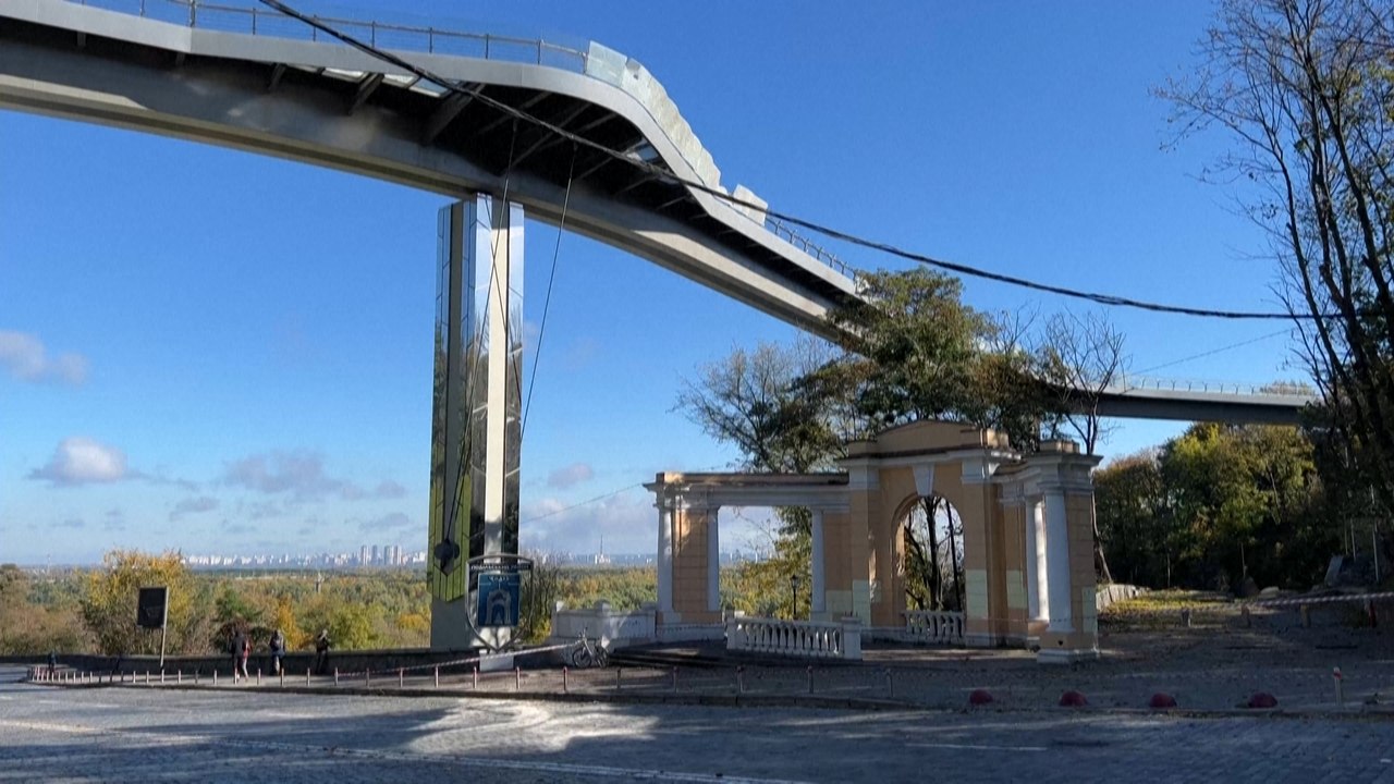 Kiew: Klitschko-Brücke beschädigt