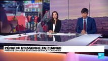 Pénuries d'essence en France : 30% des stations-services touchées