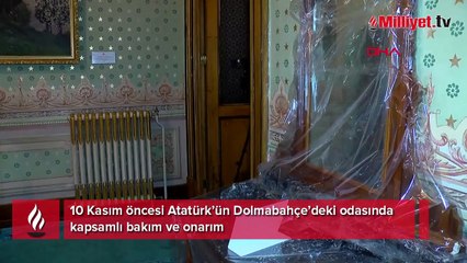Dolmabahçe'de 10 Kasım hazırlığı! 71 numaralı odada yoğun çalışma
