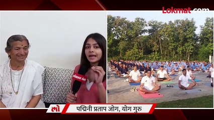 योग शिकवण्यासाठी त्यांनी जमिनीपासून १२३०० फूट उंची गाठली.-