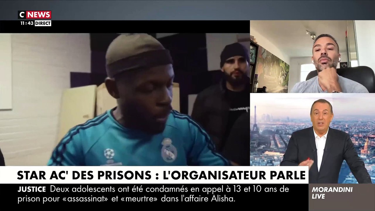 Accrochage dans "Morandini Live" entre l'organisateur de la Star Ac des prisons et Gilles Platret des Républicains
