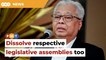 PM urges states to dissolve respective legislative assemblies too