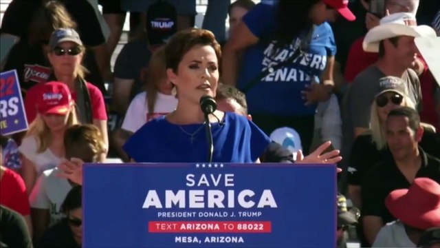 Kari Lake Speaks at Save America Rally in Mesa, Arizona October 09 2022