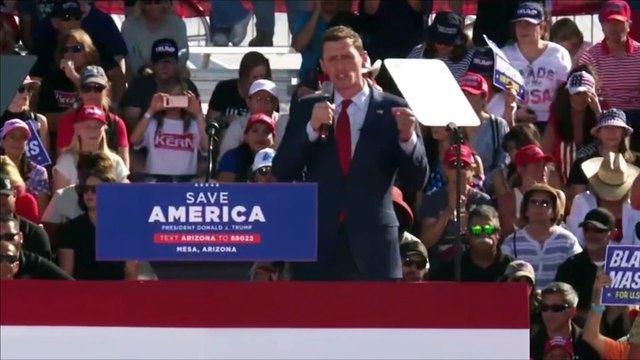 Blake Masters Speaks at Save America Rally in Mesa, Arizona October 09 2022