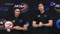 NCAA Season 98 | Andre Paras joins the NCAA broadcast panel